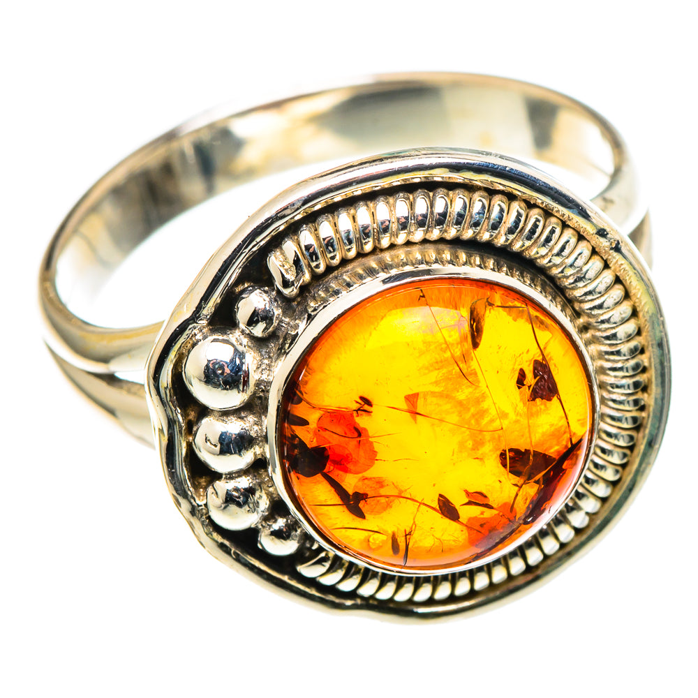 Baltic Amber Rings handcrafted by Anasilvercos - RING97726