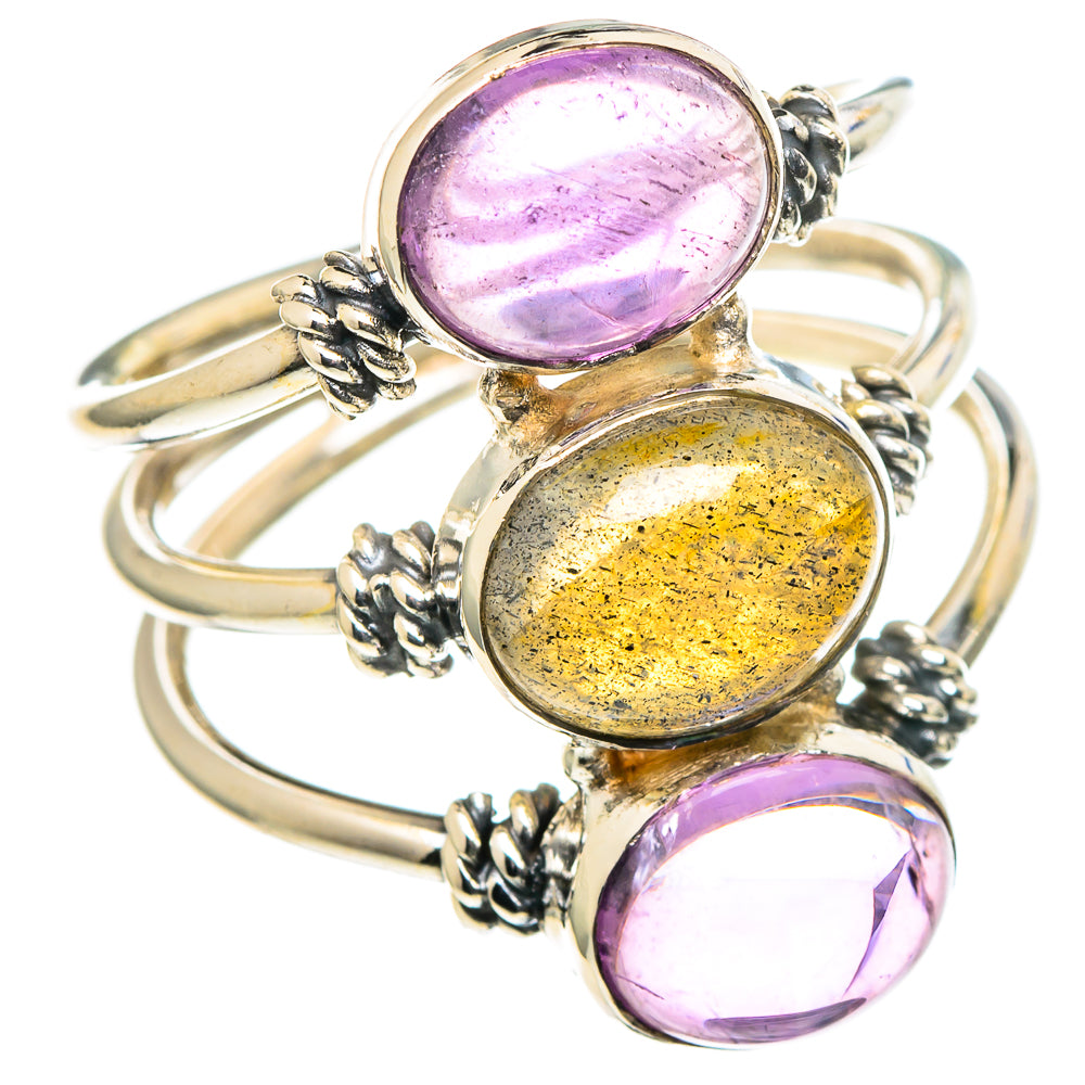 Labradorite Rings handcrafted by Anasilvercos - RING97741