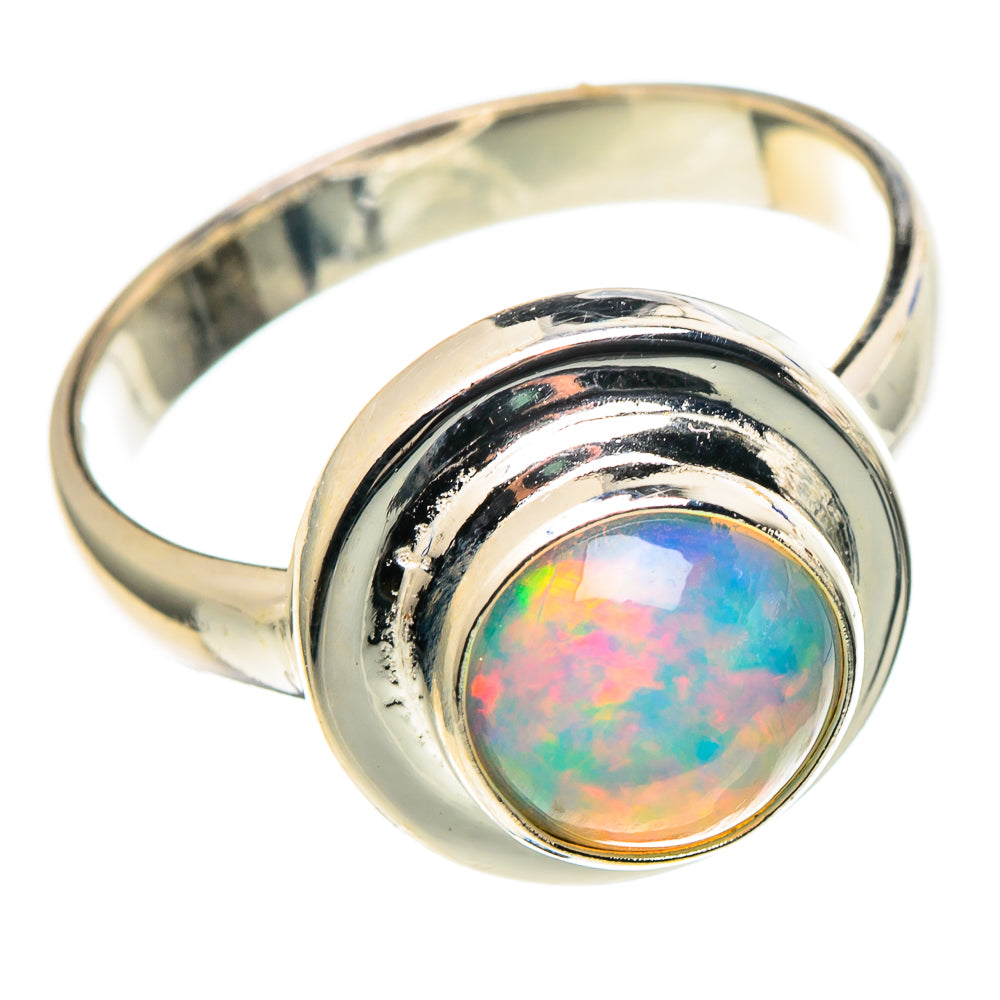 Ethiopian Opal Rings handcrafted by Anasilvercos - RING97744