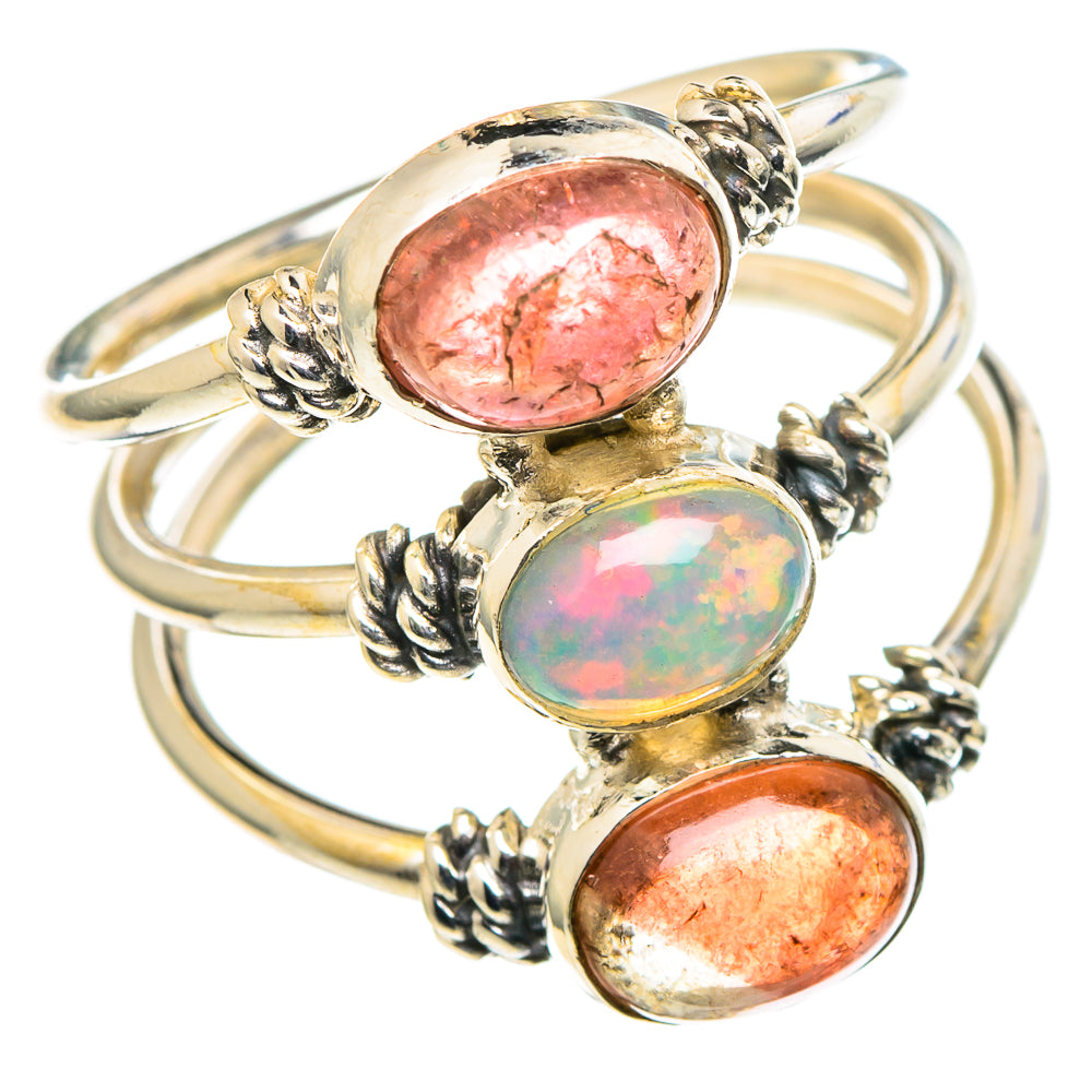 Ethiopian Opal Rings handcrafted by Anasilvercos - RING97745