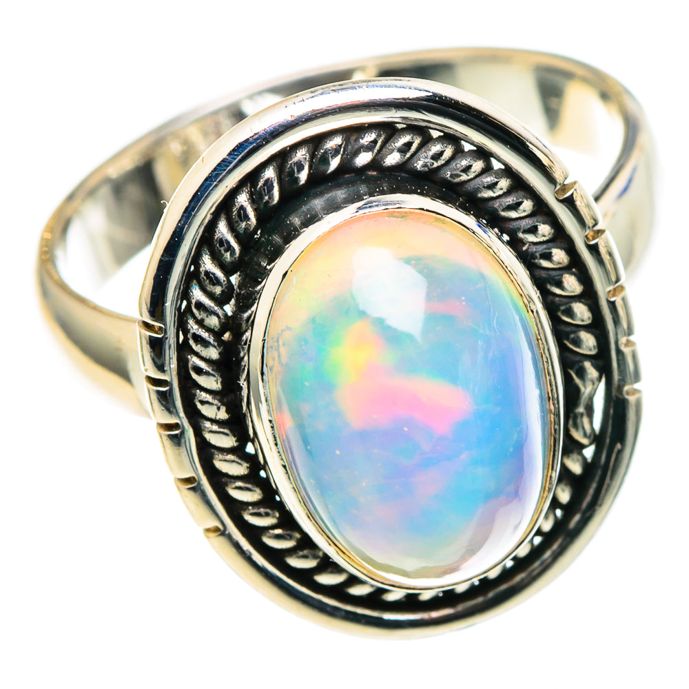Ethiopian Opal Rings handcrafted by Anasilvercos - RING97746