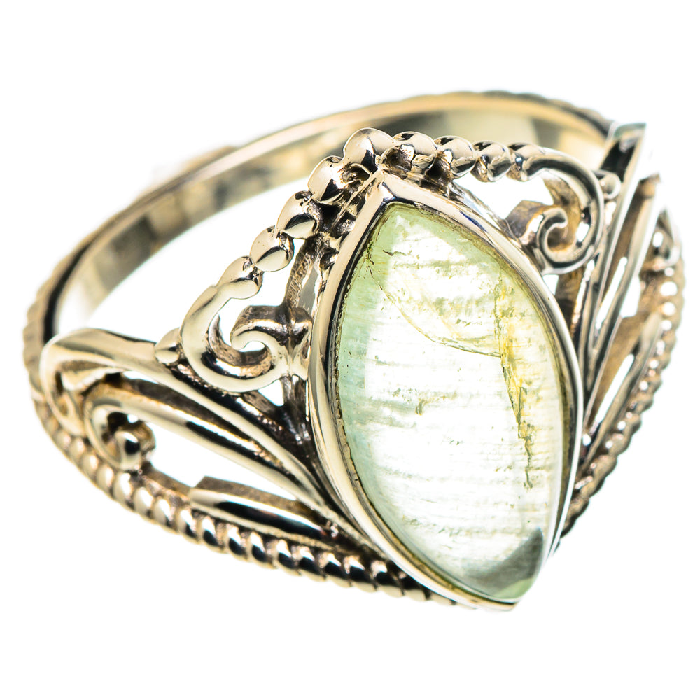 Prehnite Rings handcrafted by Anasilvercos - RING97753
