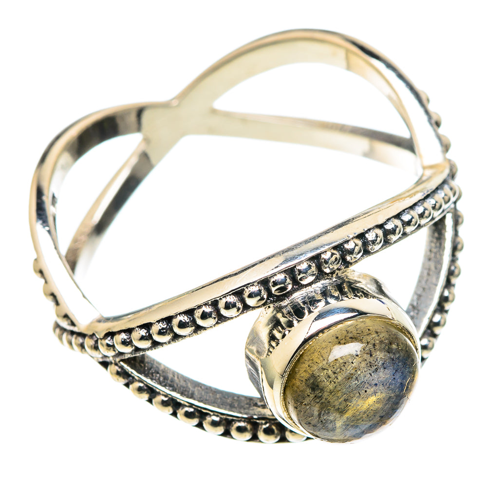 Labradorite Rings handcrafted by Anasilvercos - RING97754