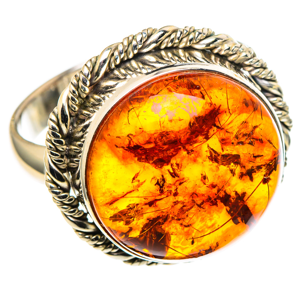 Baltic Amber Rings handcrafted by Anasilvercos - RING97765