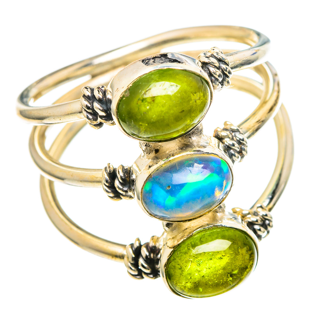 Ethiopian Opal Rings handcrafted by Anasilvercos - RING97782