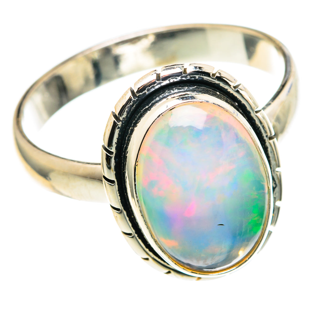 Ethiopian Opal Rings handcrafted by Anasilvercos - RING97783