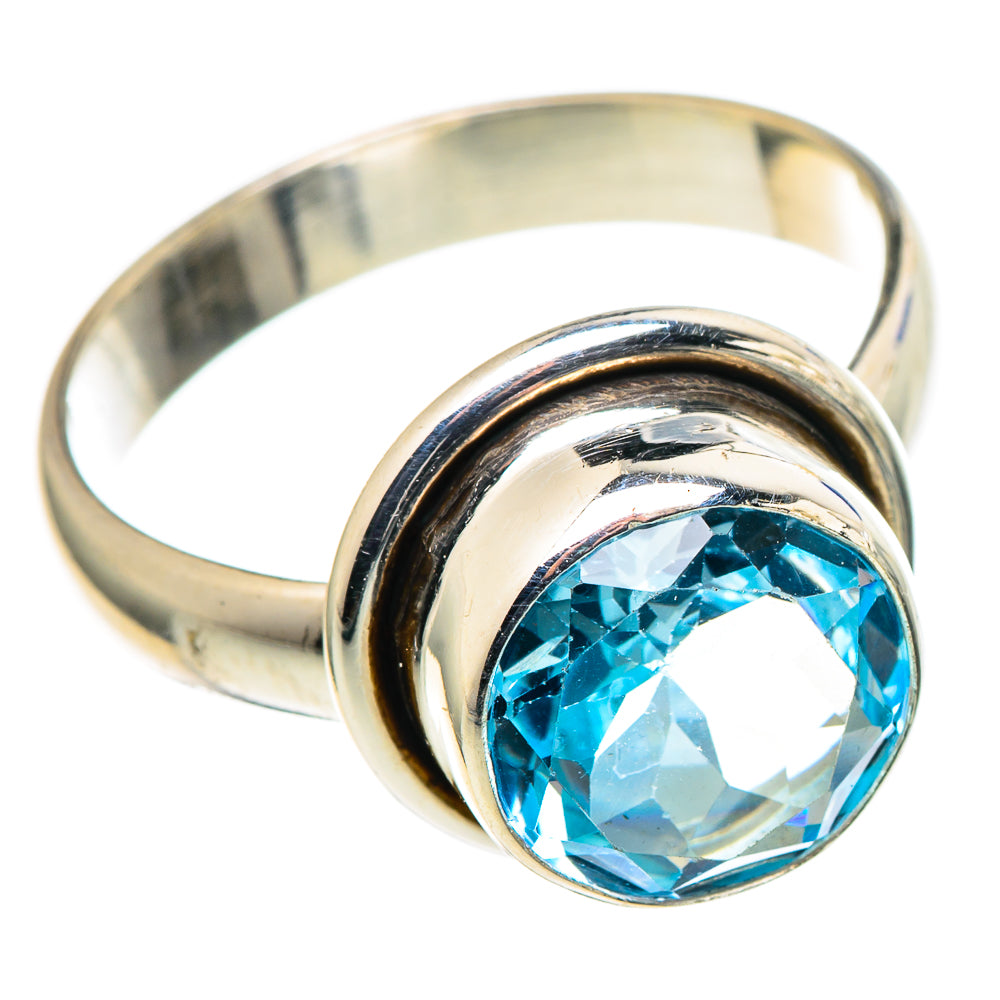 Blue Topaz Rings handcrafted by Anasilvercos - RING97795 - Photo 2