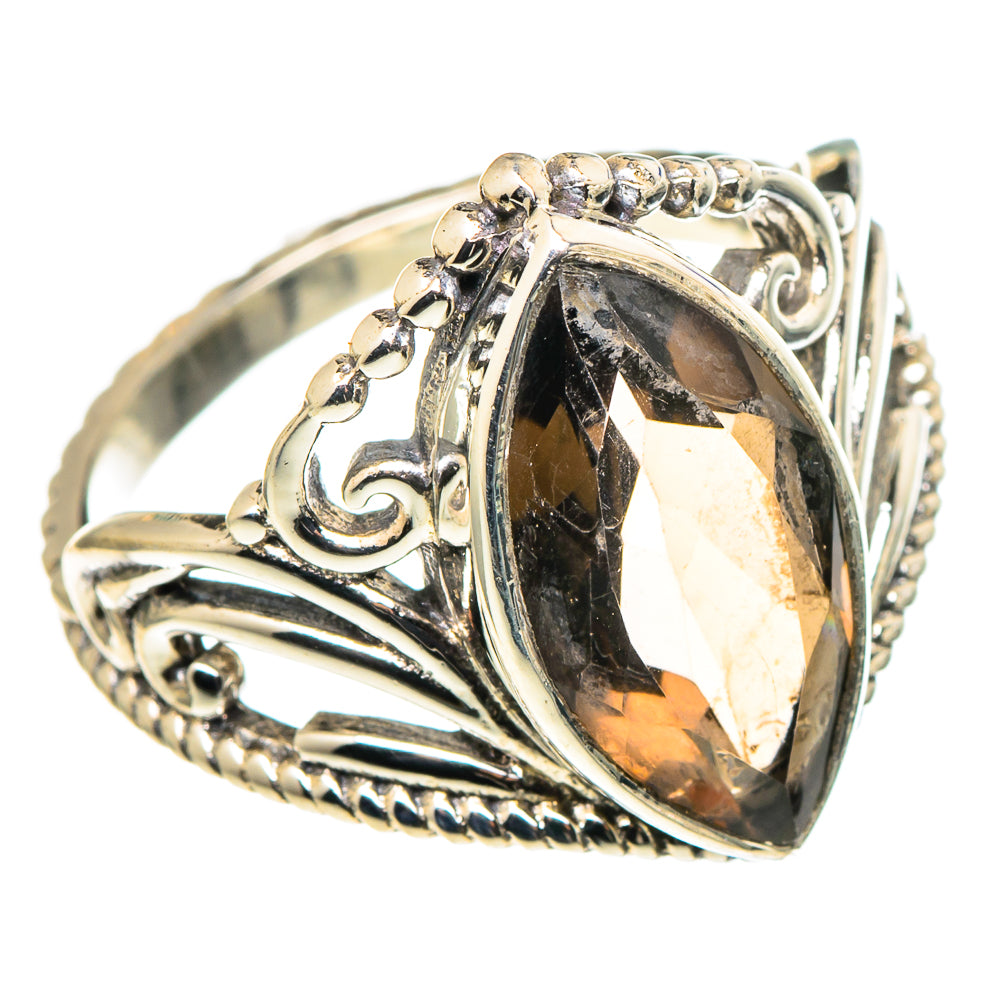 Smoky Quartz Rings handcrafted by Anasilvercos - RING97799