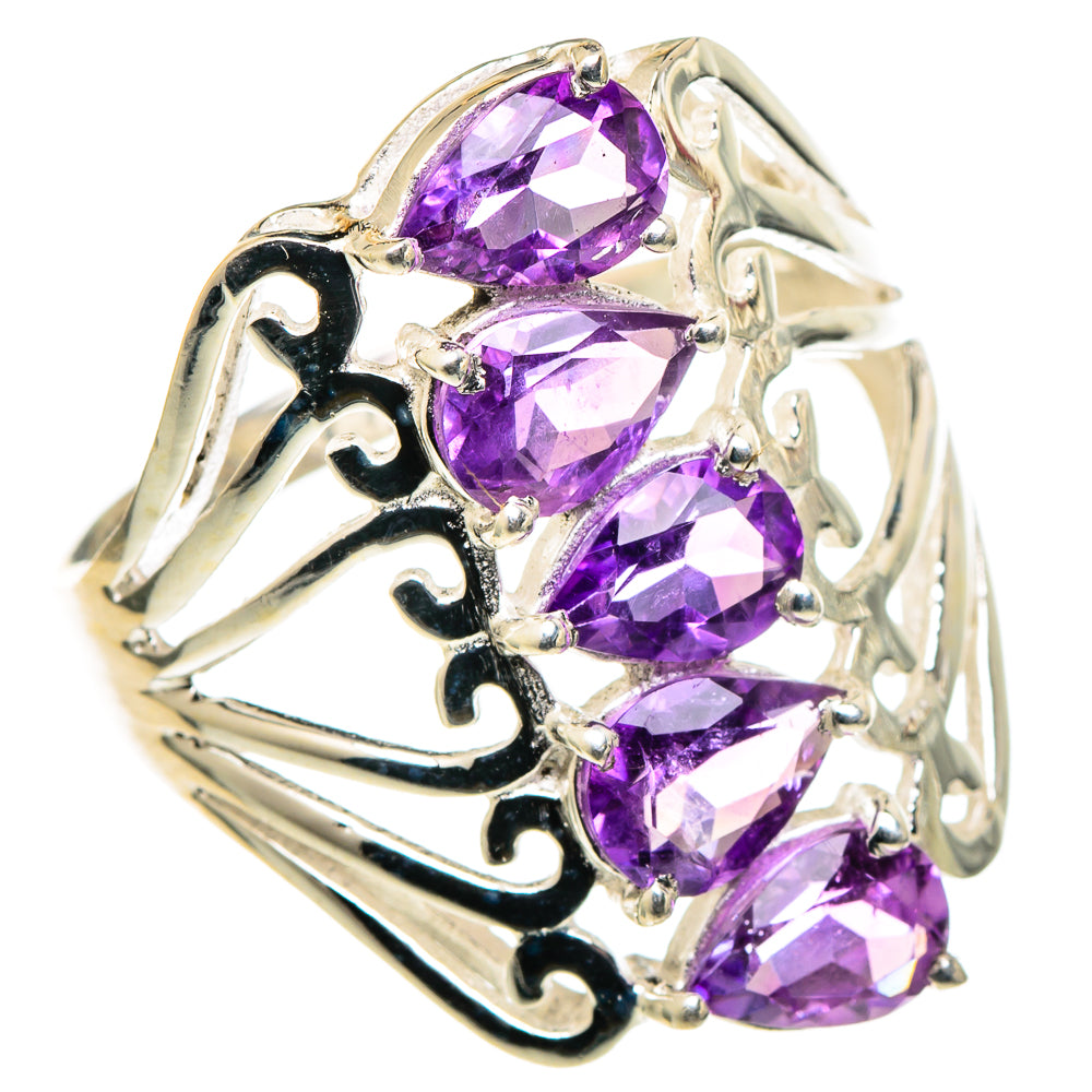 Amethyst Rings handcrafted by Anasilvercos - RING97812
