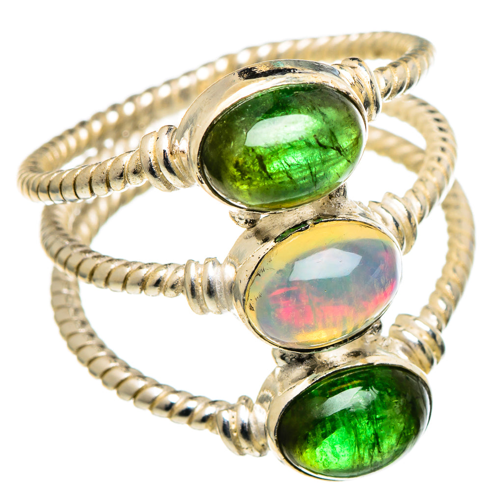 Ethiopian Opal Rings handcrafted by Anasilvercos - RING97820