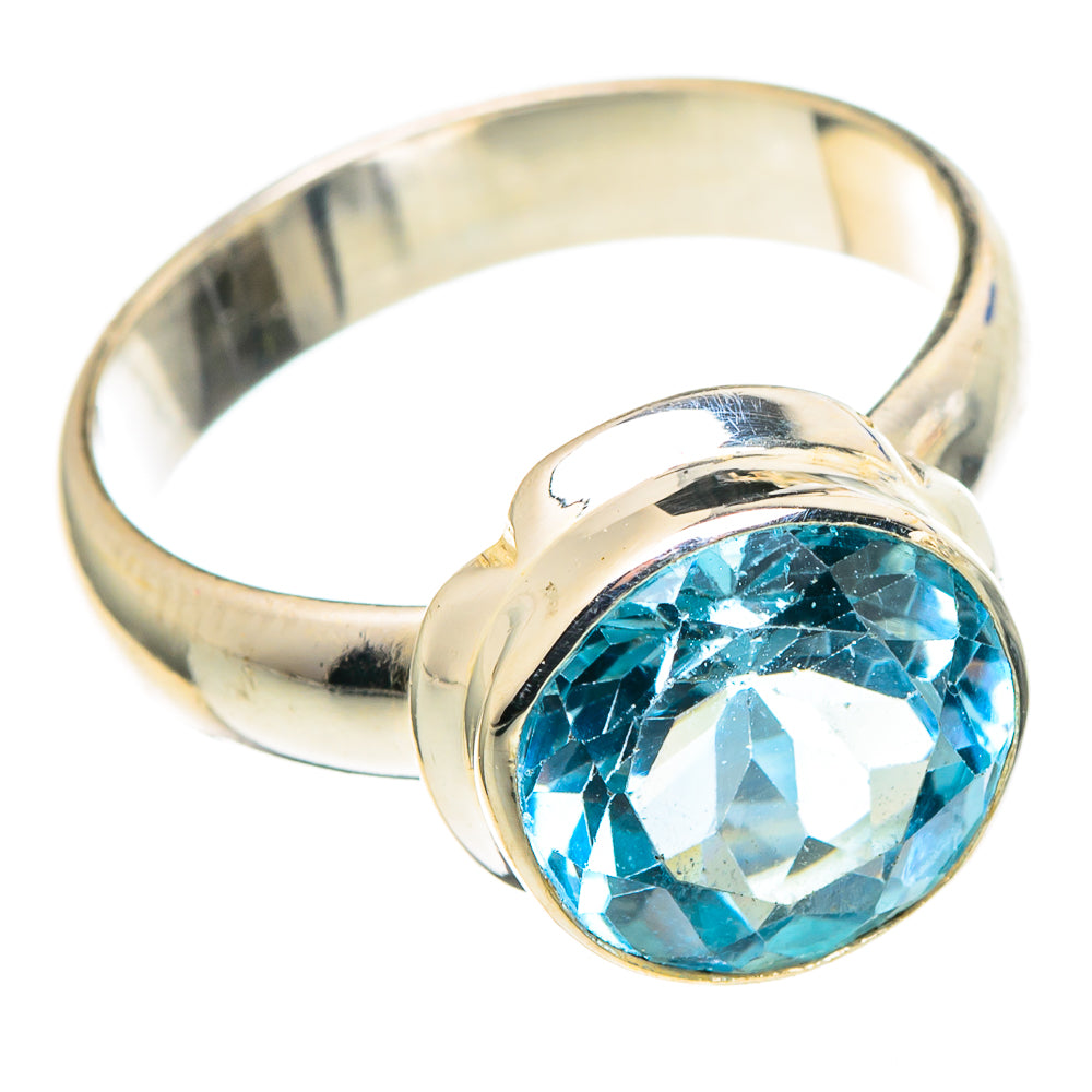 Blue Topaz Rings handcrafted by Anasilvercos - RING97822