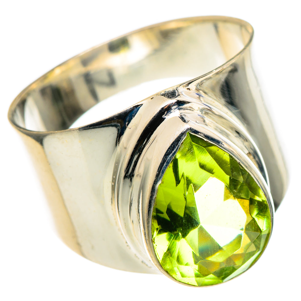 Peridot Rings handcrafted by Anasilvercos - RING97833