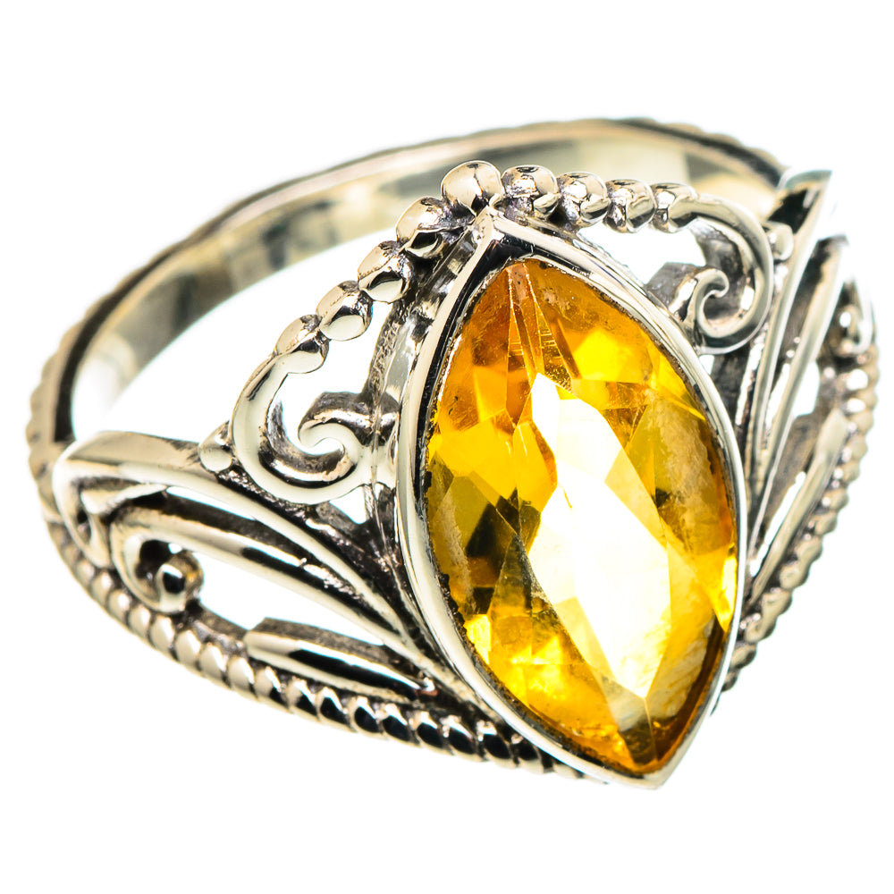 Citrine Rings handcrafted by Anasilvercos - RING97836
