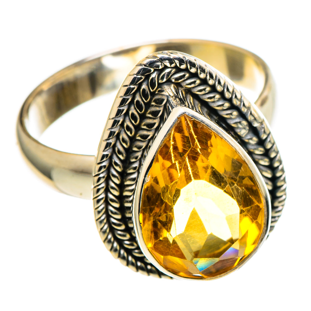 Citrine Rings handcrafted by Anasilvercos - RING97837