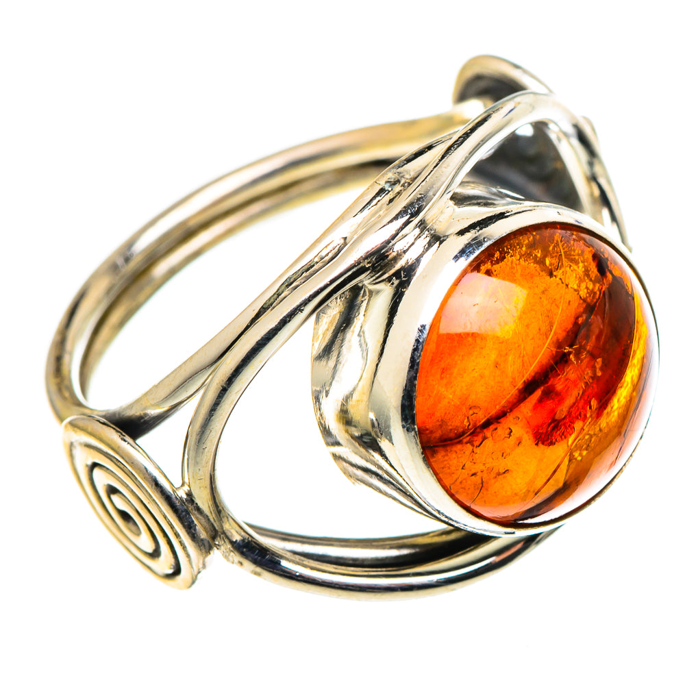 Baltic Amber Rings handcrafted by Anasilvercos - RING97838