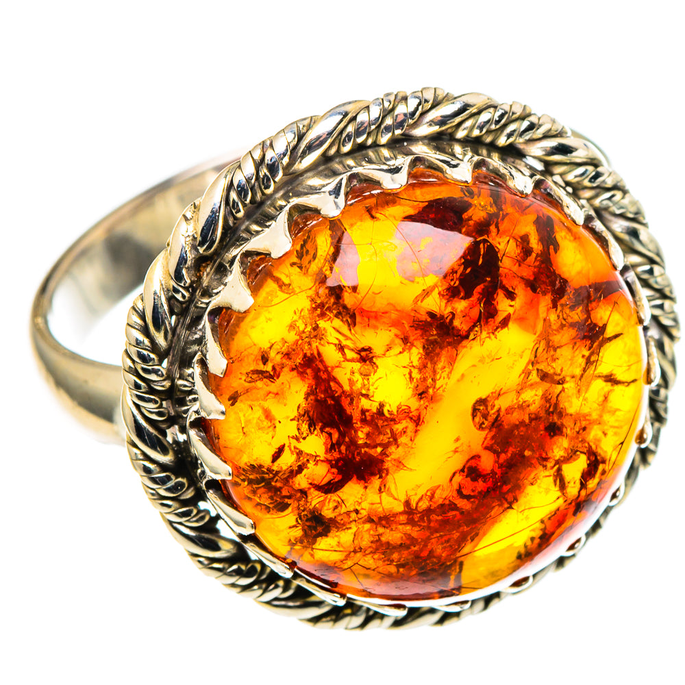 Baltic Amber Rings handcrafted by Anasilvercos - RING97839