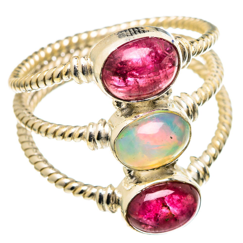 Ethiopian Opal Rings handcrafted by Anasilvercos - RING97851