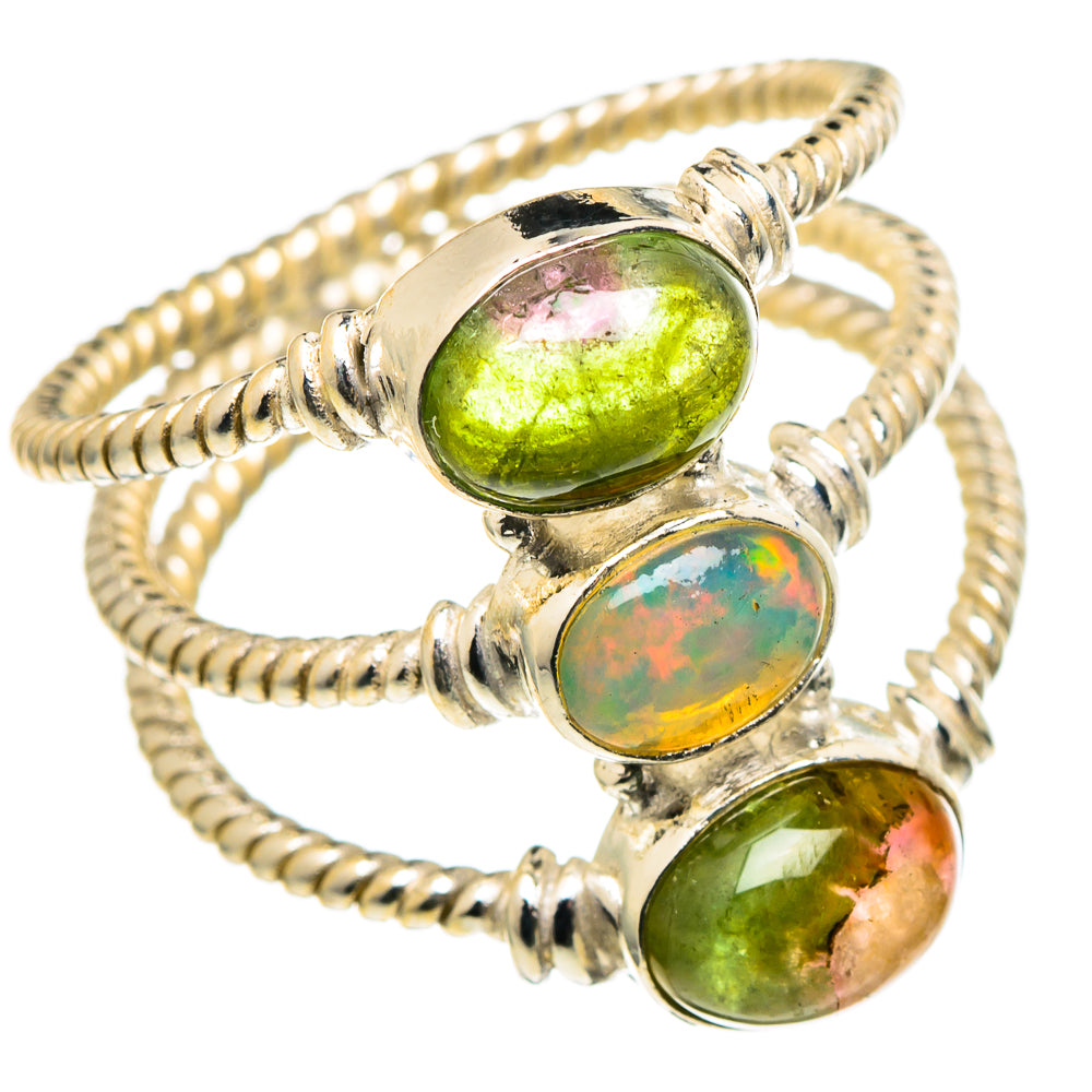 Ethiopian Opal Rings handcrafted by Anasilvercos - RING97853
