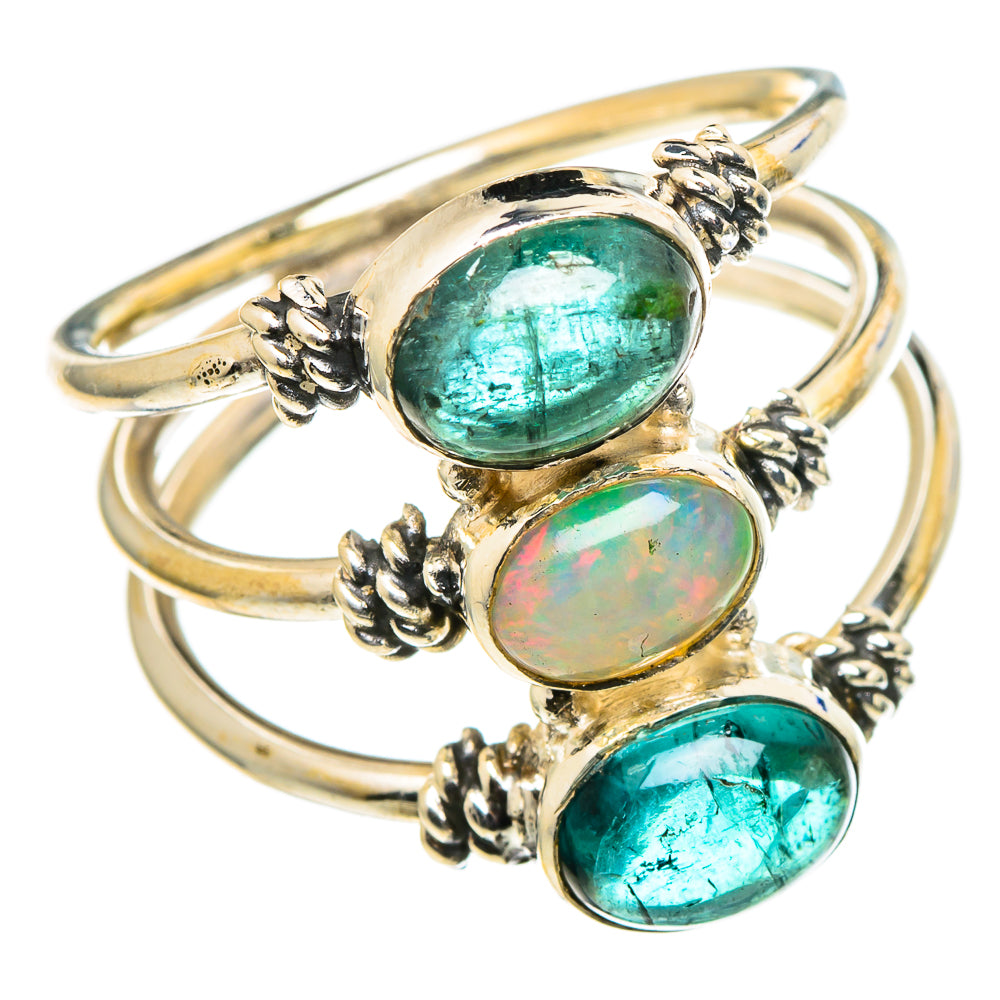 Ethiopian Opal Rings handcrafted by Anasilvercos - RING97855