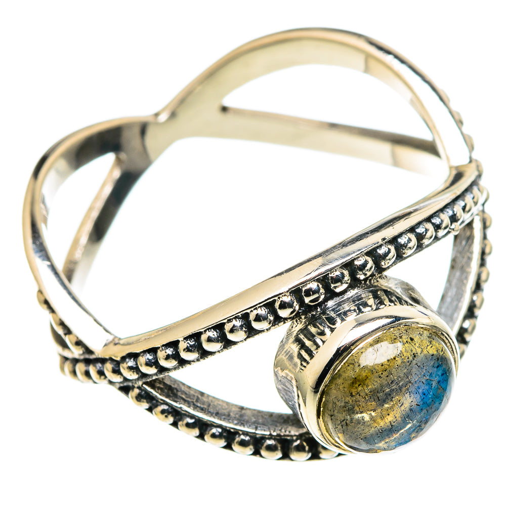 Labradorite Rings handcrafted by Anasilvercos - RING97867