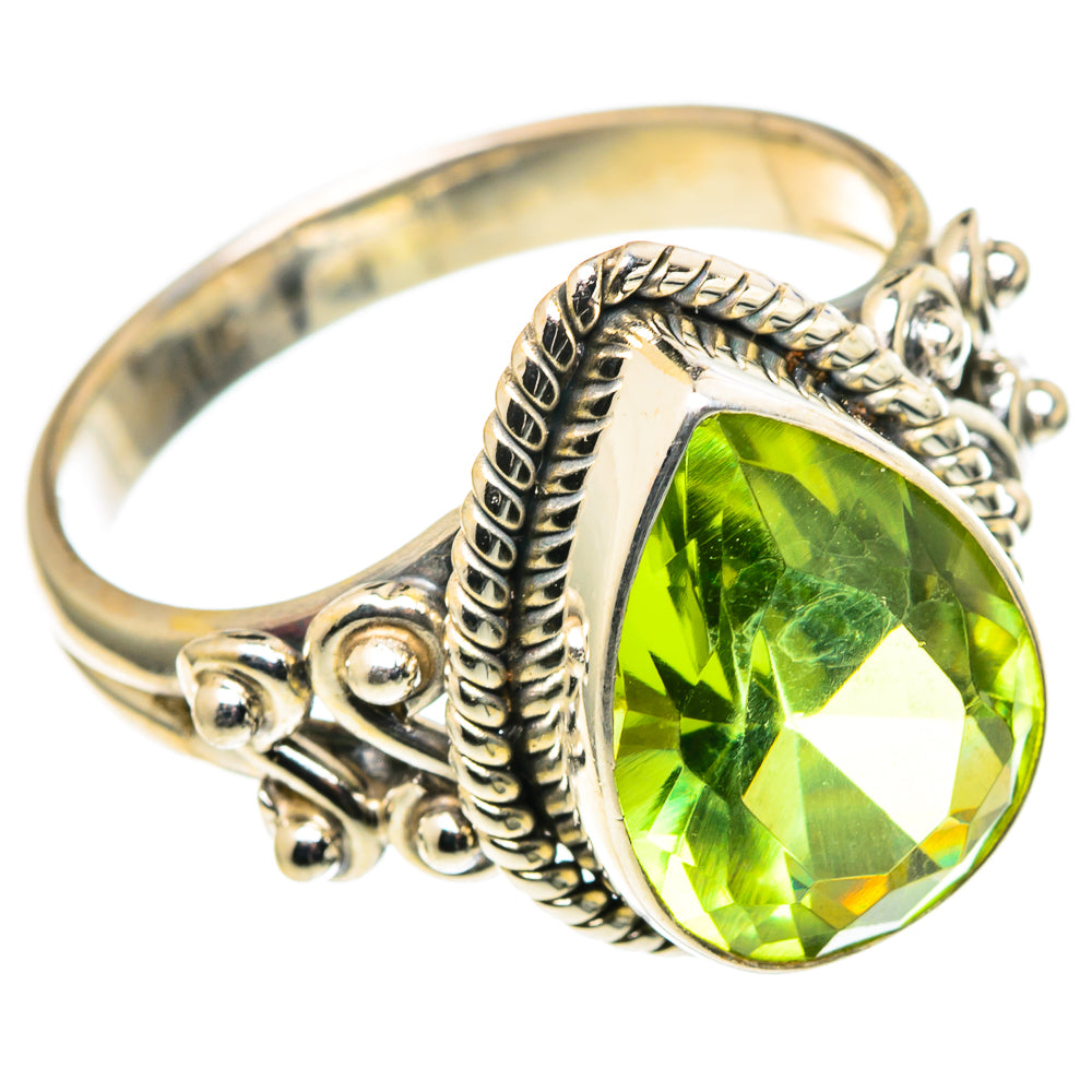 Peridot Rings handcrafted by Anasilvercos - RING97868