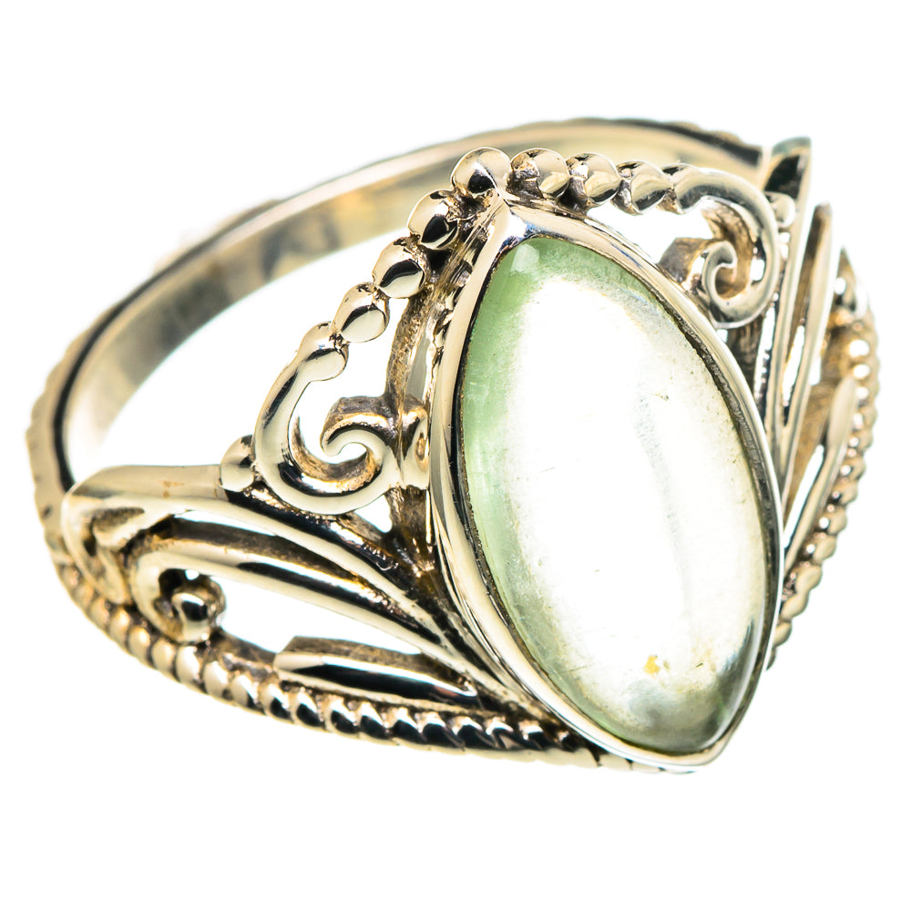 Prehnite Rings handcrafted by Anasilvercos - RING97870