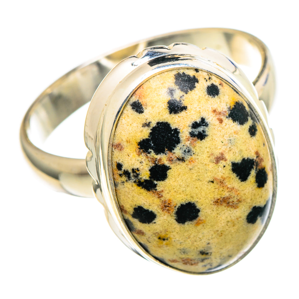 Dalmatian Jasper Rings handcrafted by Anasilvercos - RING97872 - Photo 2