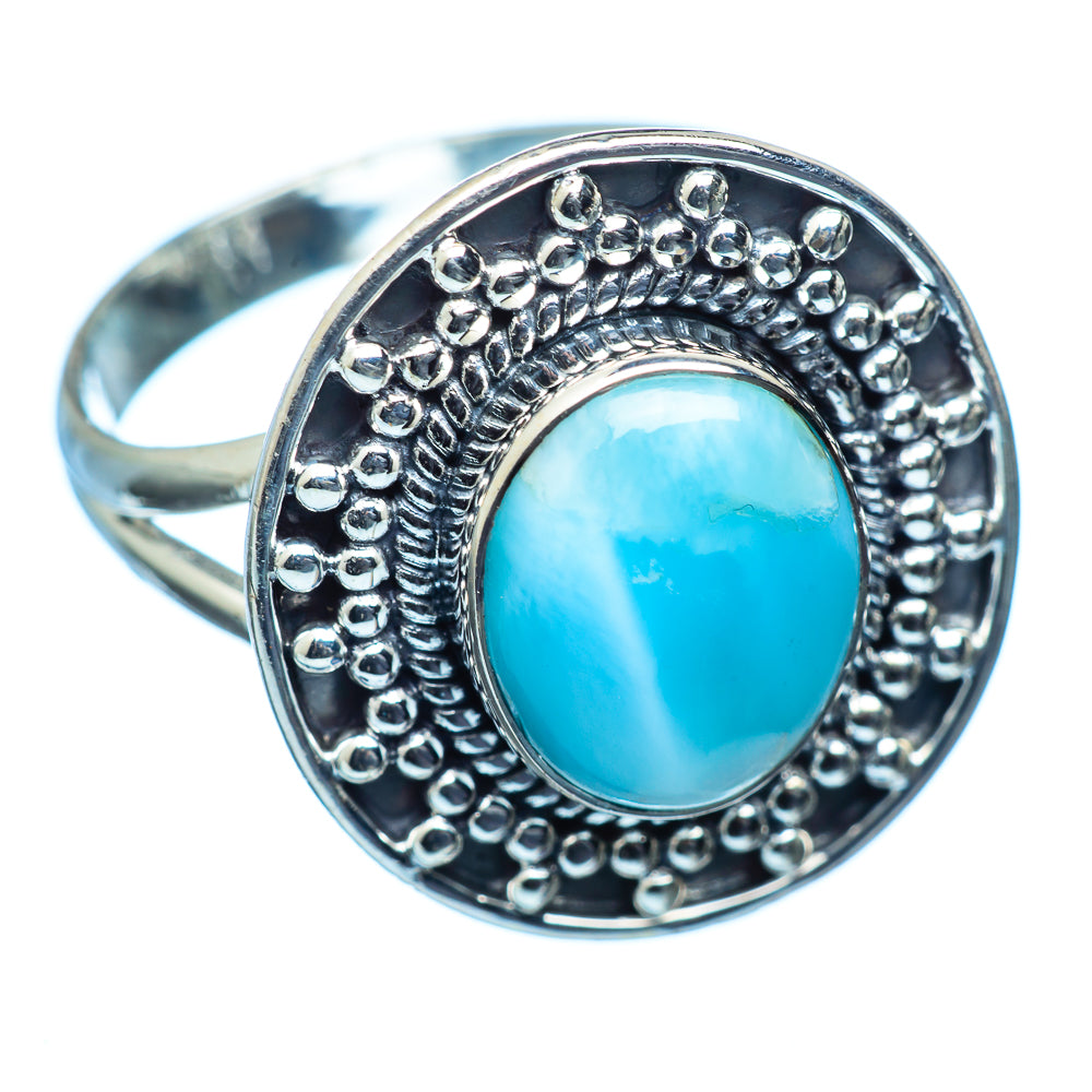 Larimar Rings handcrafted by Anasilvercos - RING978730