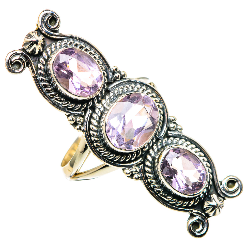 Kunzite Rings handcrafted by Anasilvercos - RING97880 - Photo 2