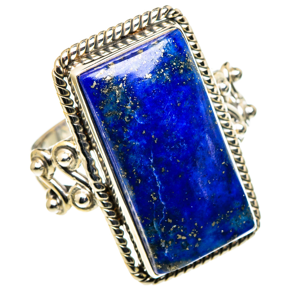 Lapis Lazuli Rings handcrafted by Anasilvercos - RING97892
