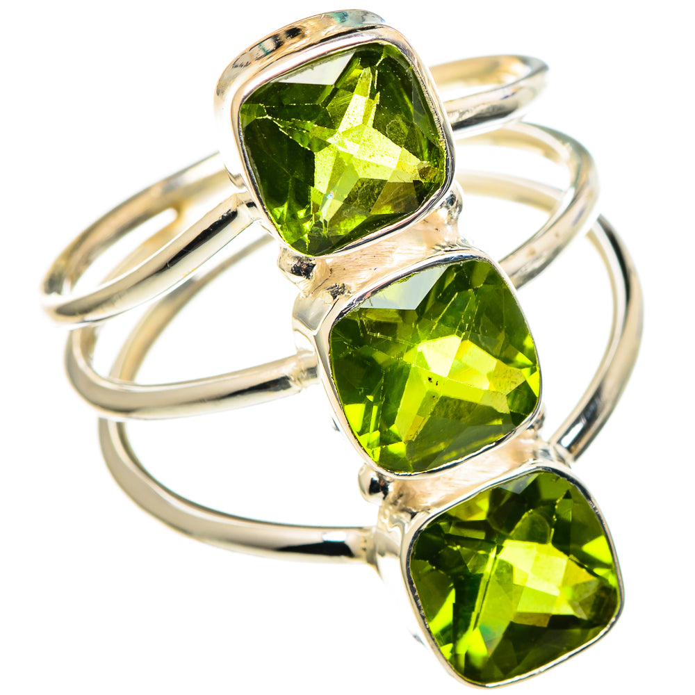 Peridot Rings handcrafted by Anasilvercos - RING97902