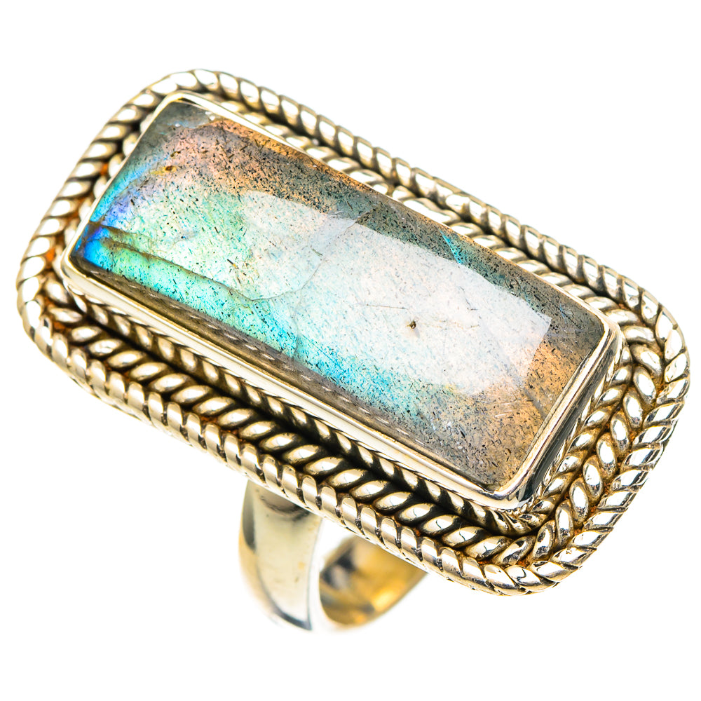 Labradorite Rings handcrafted by Anasilvercos - RING97903