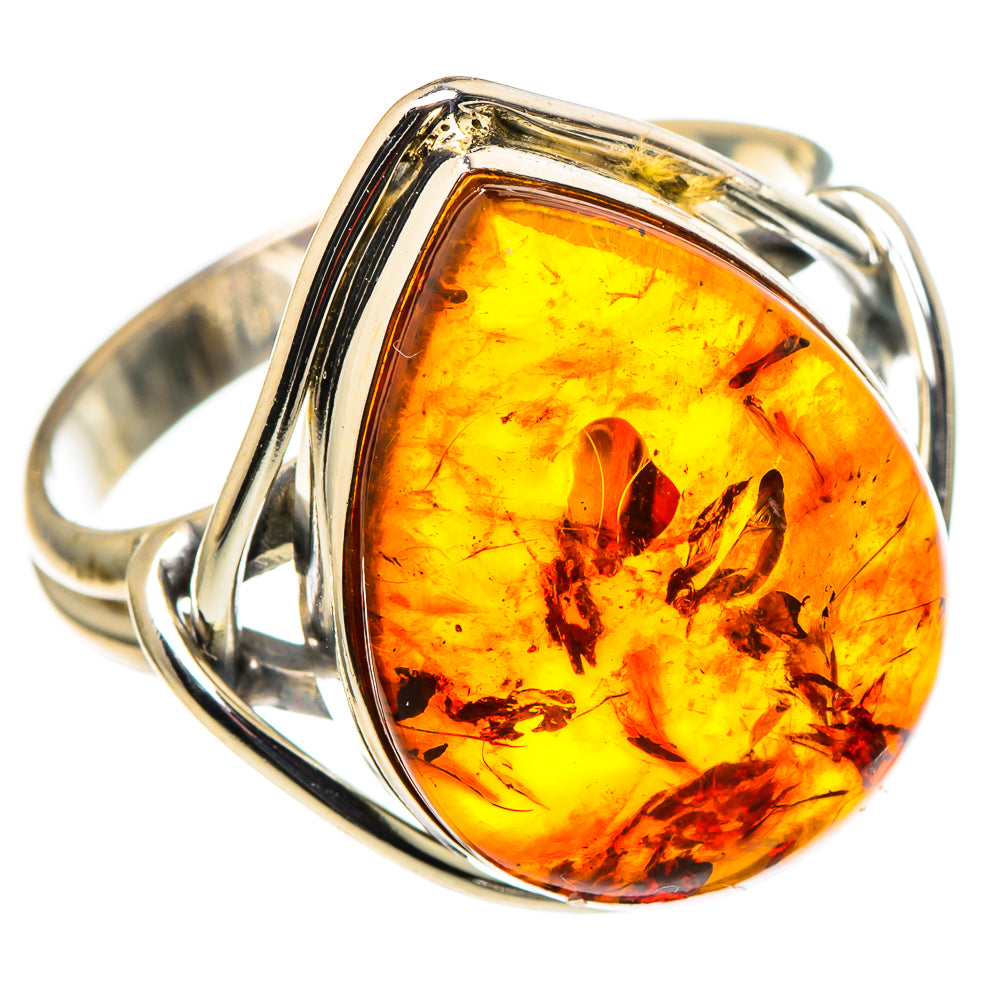 Baltic Amber Rings handcrafted by Anasilvercos - RING97914