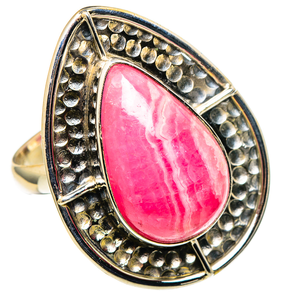 Rhodochrosite Rings handcrafted by Anasilvercos - RING97918 - Photo 2