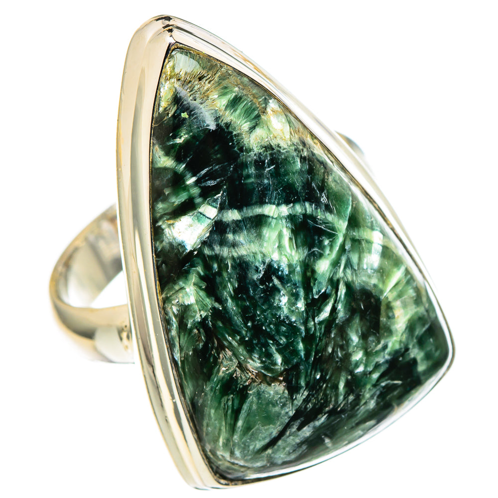 Seraphinite Rings handcrafted by Anasilvercos - RING97930