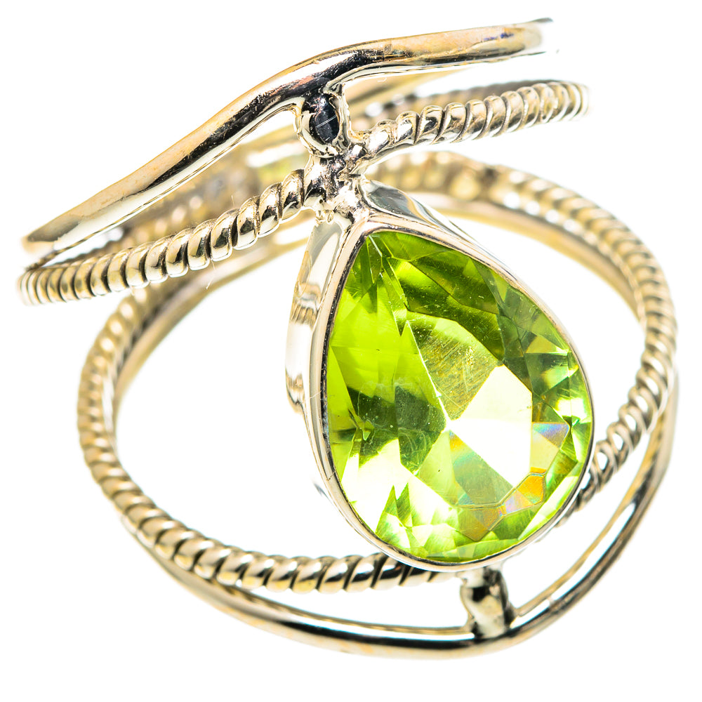 Peridot Rings handcrafted by Anasilvercos - RING97931