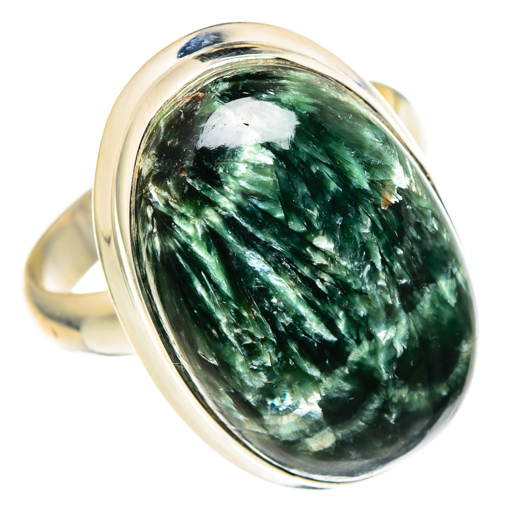 Seraphinite Rings handcrafted by Anasilvercos - RING97932 - Photo 2