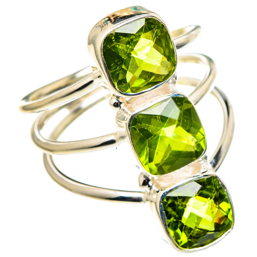 Peridot Rings handcrafted by Anasilvercos - RING97933
