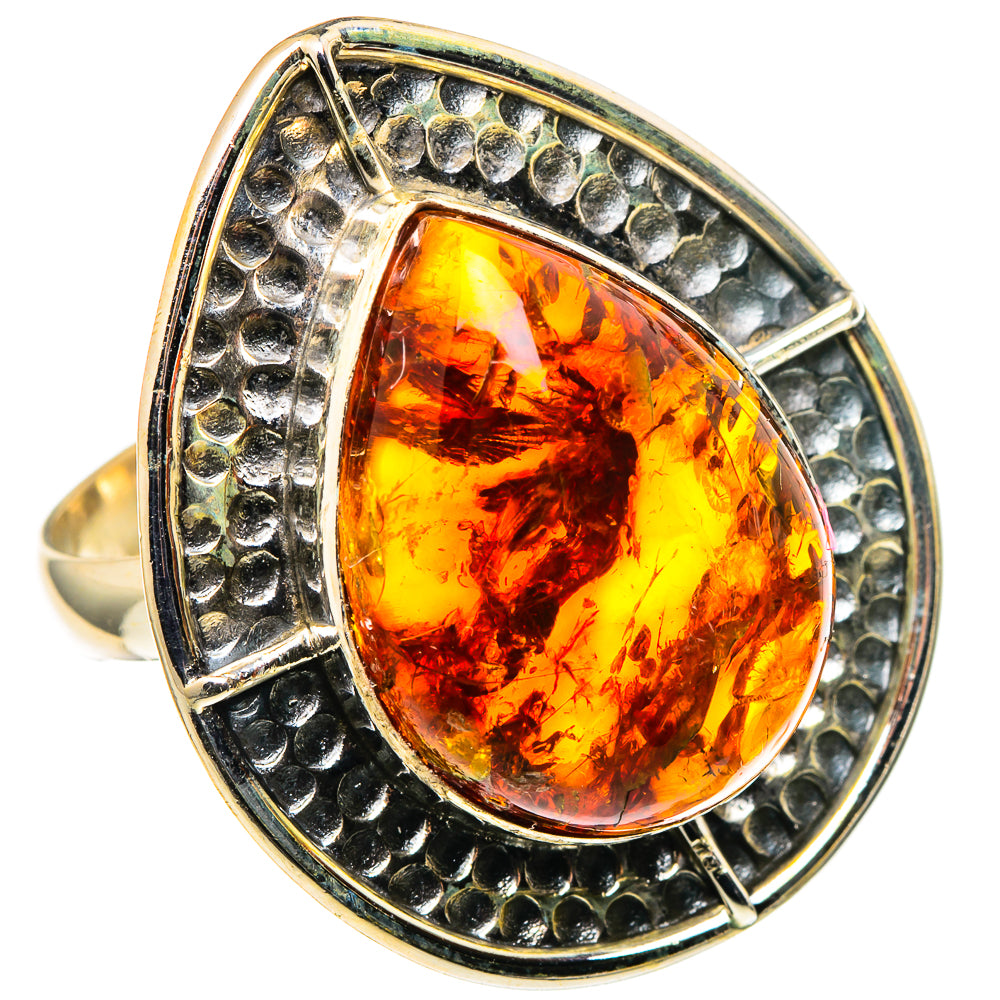 Baltic Amber Rings handcrafted by Anasilvercos - RING97939 - Photo 2