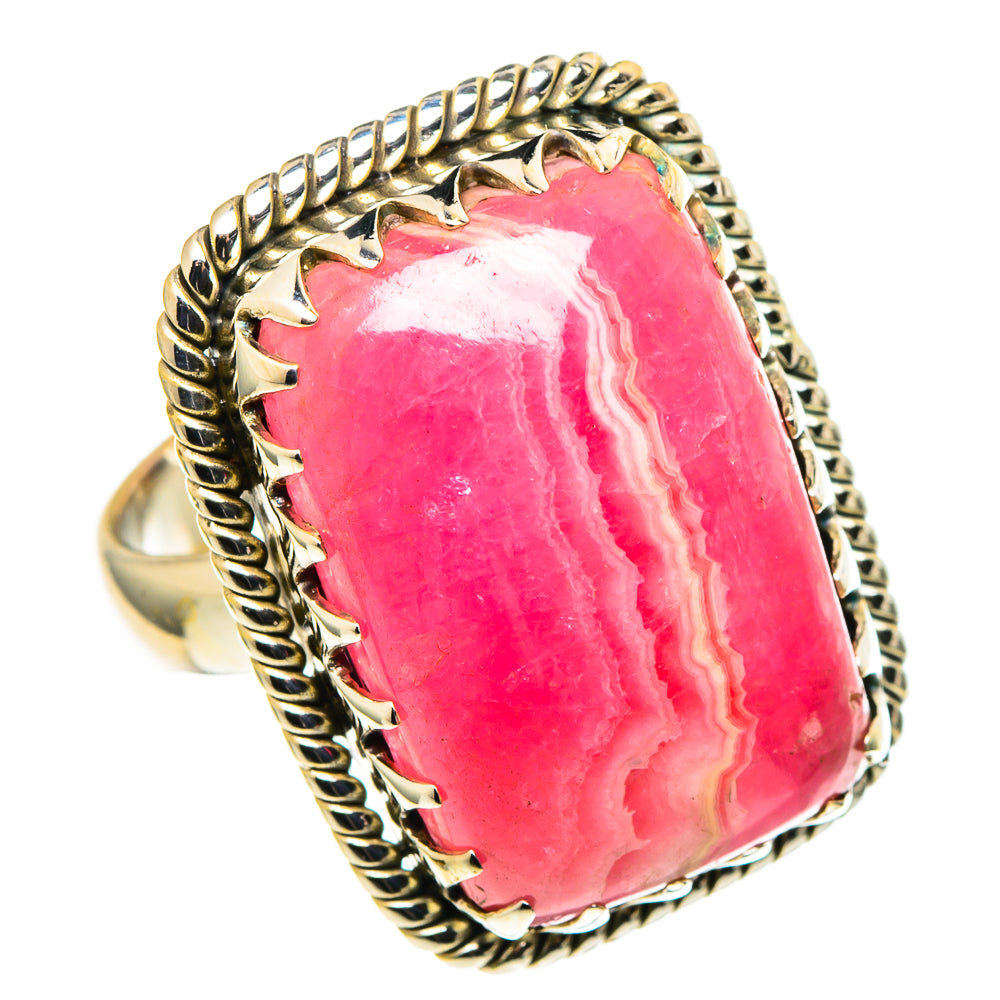 Rhodochrosite Rings handcrafted by Anasilvercos - RING97943