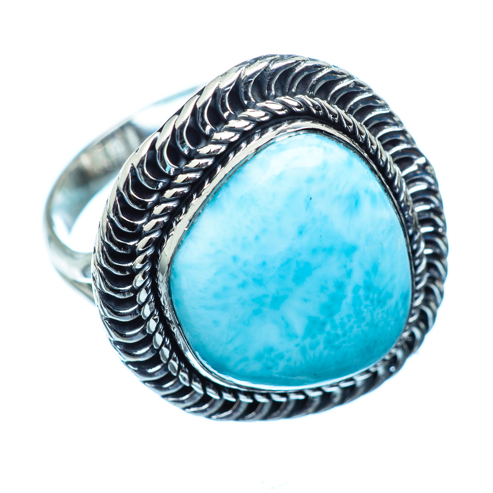 Larimar Rings handcrafted by Anasilvercos - RING979483