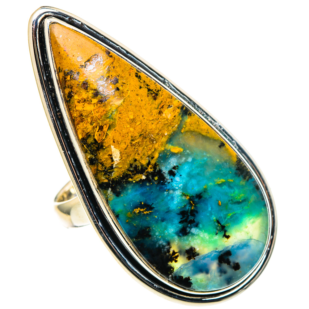 Peruvian Opal Rings handcrafted by Anasilvercos - RING97955