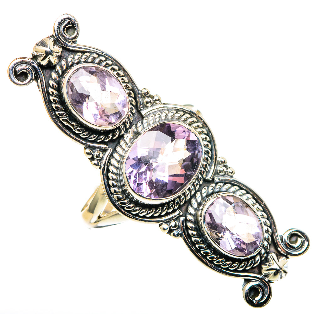 Amethyst Rings handcrafted by Anasilvercos - RING97966 - Photo 2