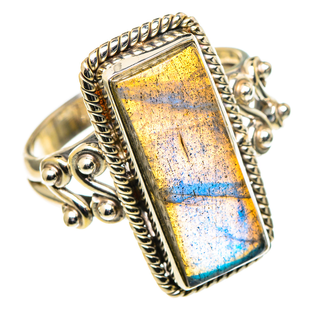 Labradorite Rings handcrafted by Anasilvercos - RING97972