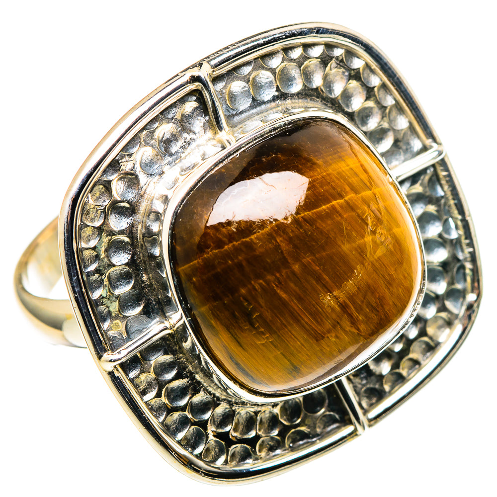 Tiger Eye Rings handcrafted by Anasilvercos - RING97976 - Photo 2