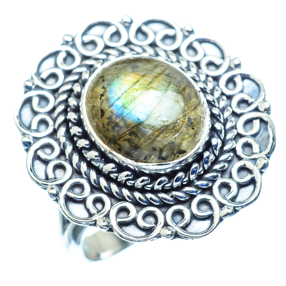 Labradorite Rings handcrafted by Anasilvercos - RING979874