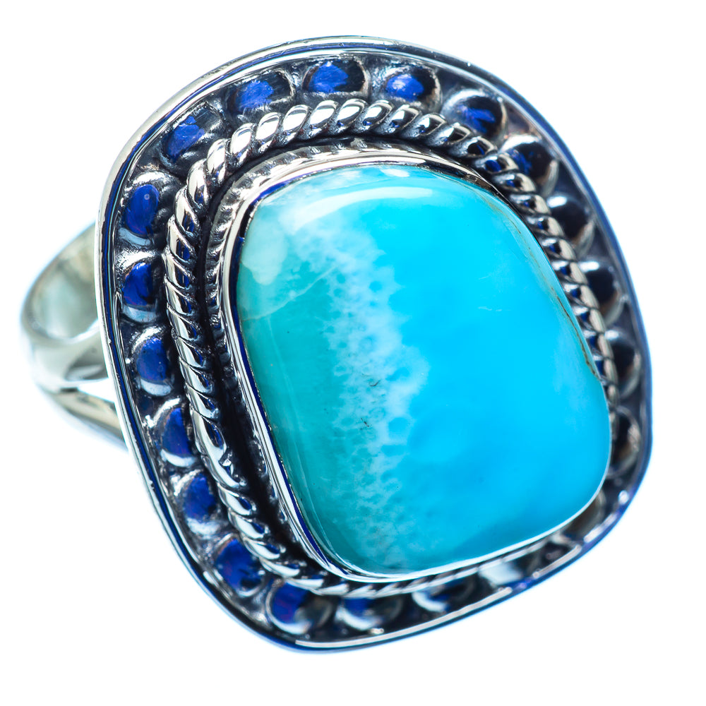 Larimar Rings handcrafted by Anasilvercos - RING979911