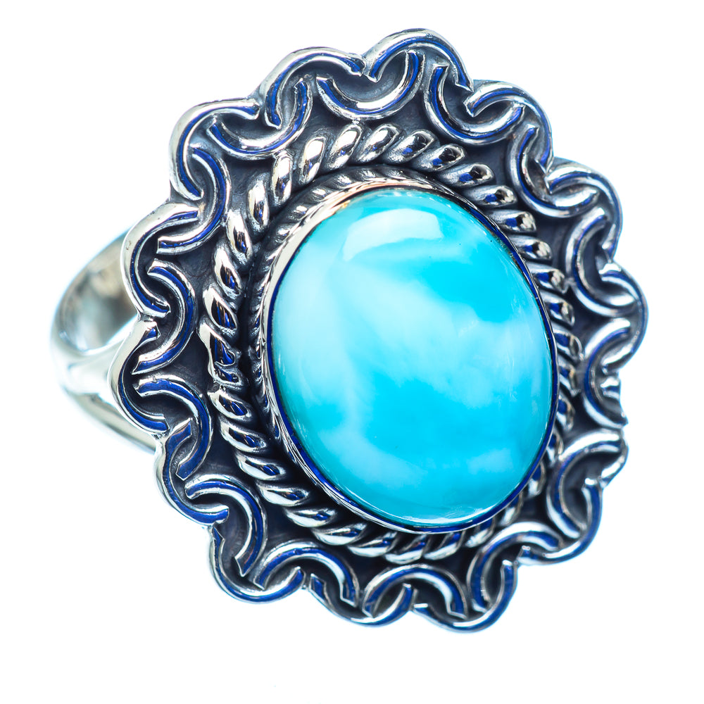 Larimar Rings handcrafted by Anasilvercos - RING979933
