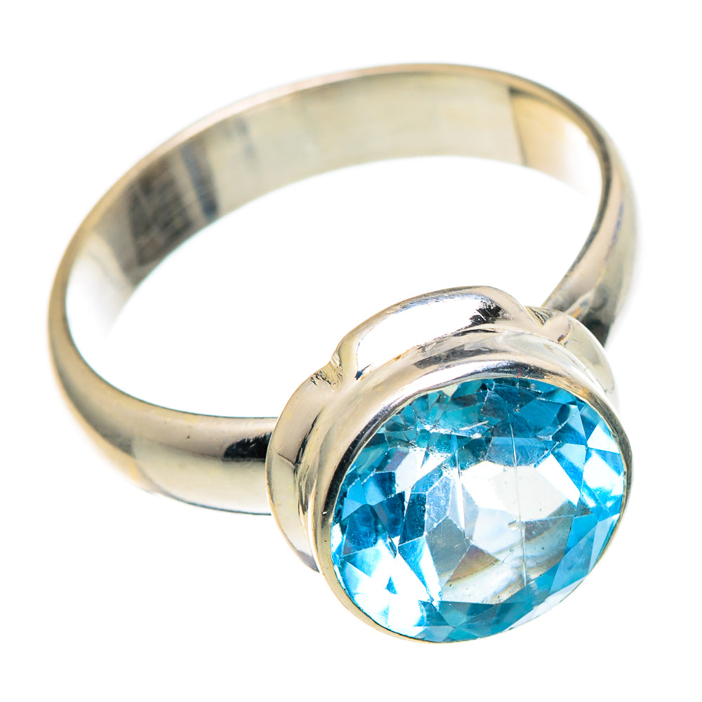 Blue Topaz Rings handcrafted by Anasilvercos - RING97997