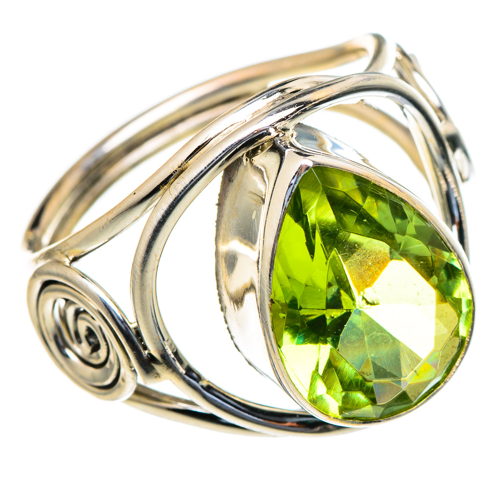 Peridot Rings handcrafted by Anasilvercos - RING98002